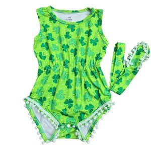 New St Patrick's Girls Baby 2 Piece Onesie Outfit - 18-24 Months